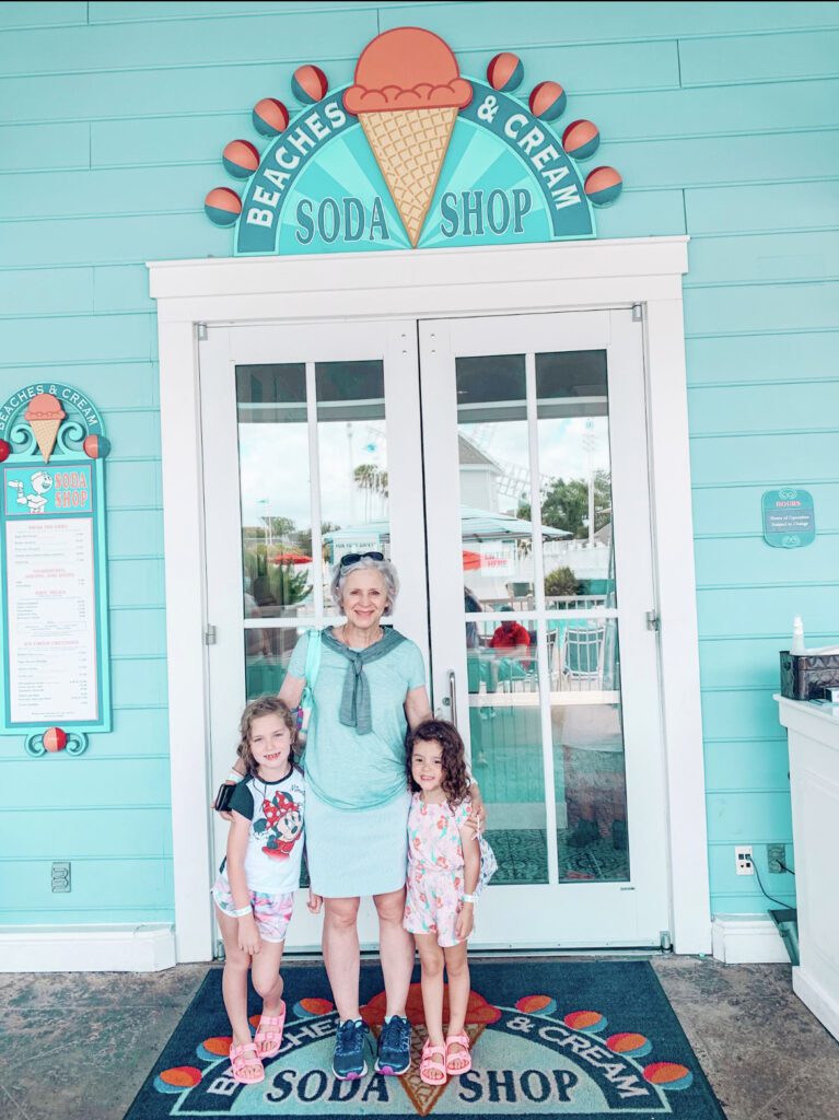 Beaches and Cream - one of the least expensive table service options in Disney World.